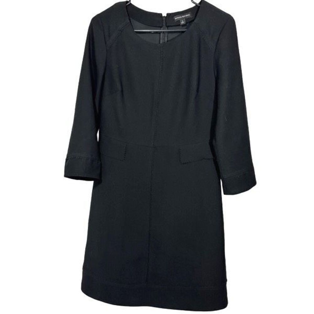 Laser Cut Black Banana Republic Dress